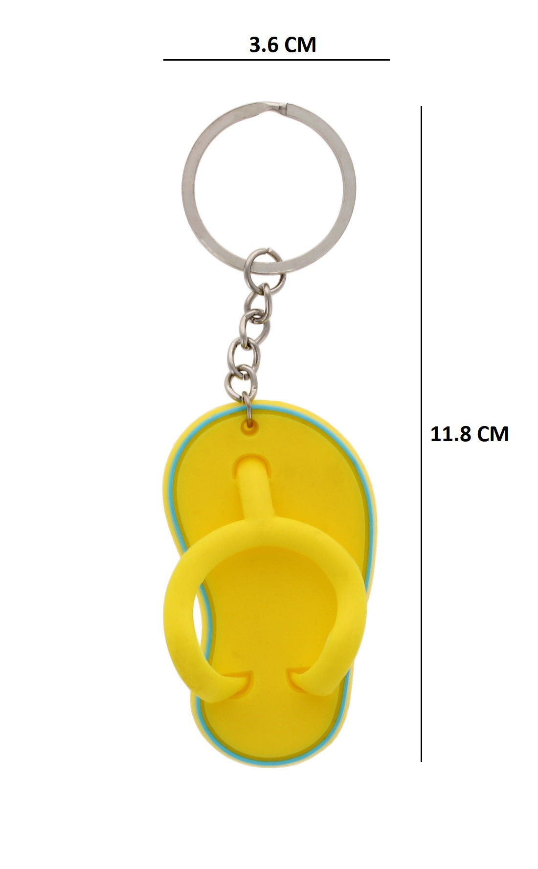 Yellow Sandal keyring