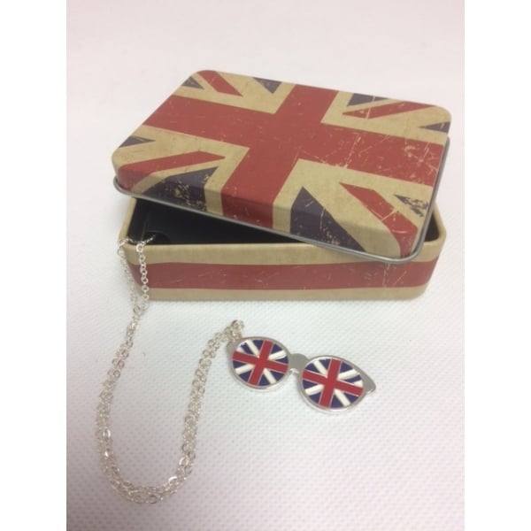 Union Jack Sunglasses Necklace