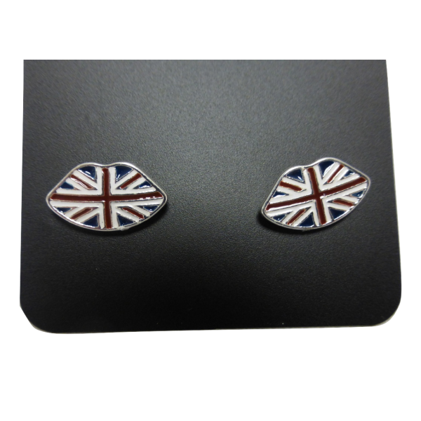 Union Jack Wear Union Jack Lip Earrings