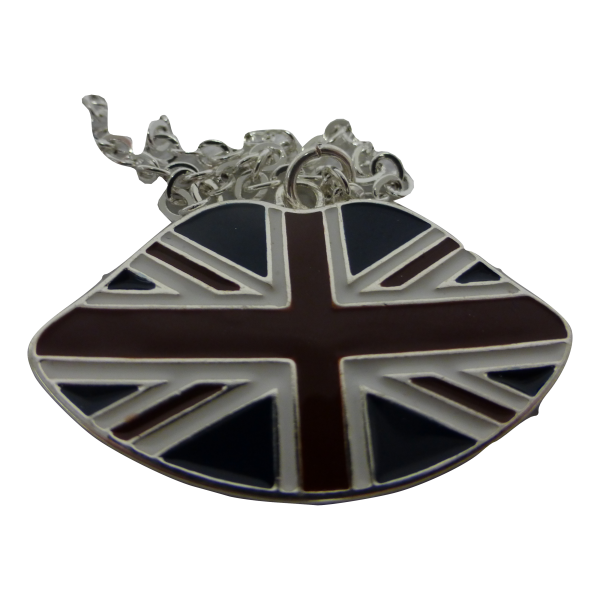 Union Jack Wear Union Jack Lips Necklace