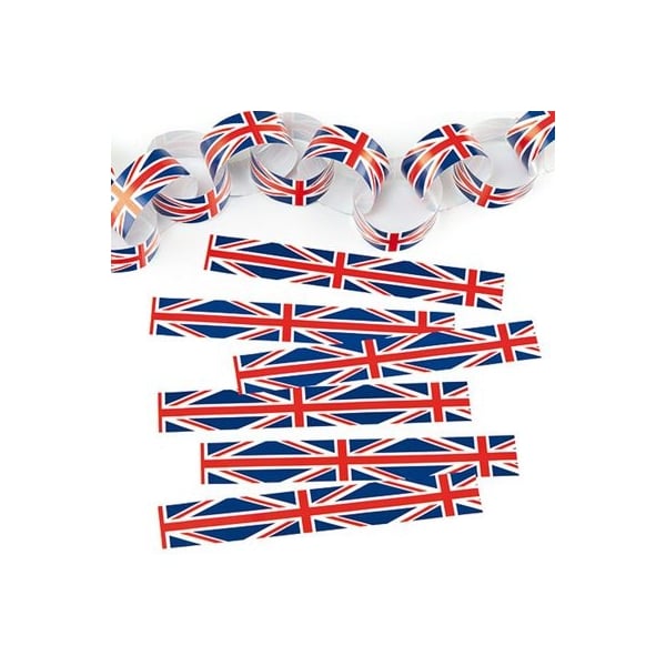 Union Jack Paper Chain Kit