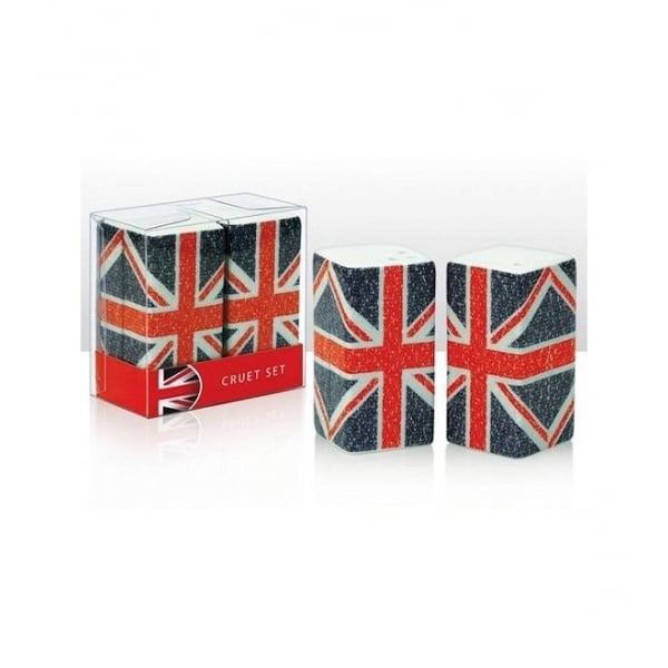 Union Jack Typography Cruet Set