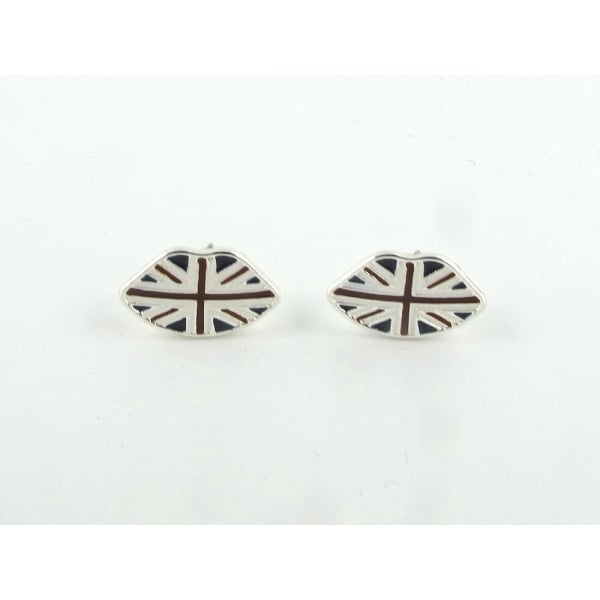 Union Jack Wear Union Jack Lip Earrings