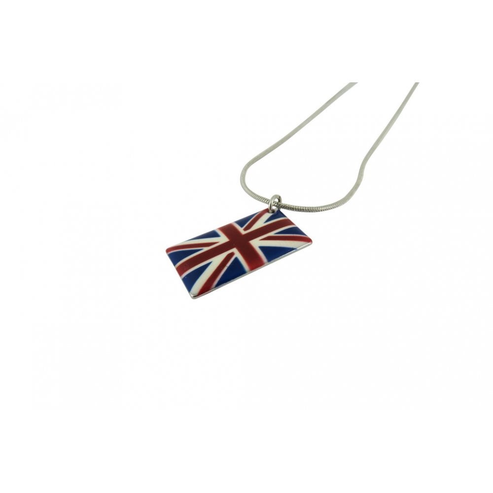 U J Enamel Necklace