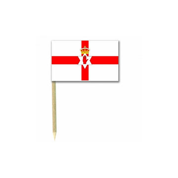 Northern Ireland Flag Party picks  Pack of 50