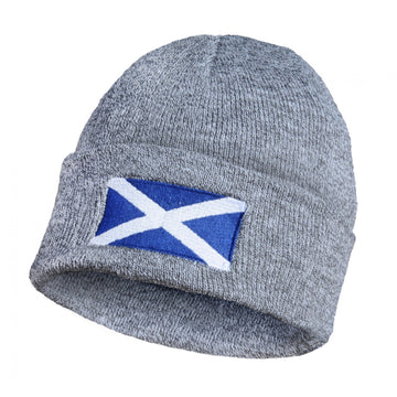 Grey, Scotland St Andrews Flag Beanie Hat