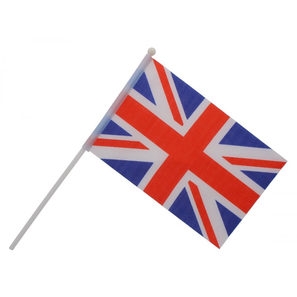 Union Jack Mini Flag With Pole