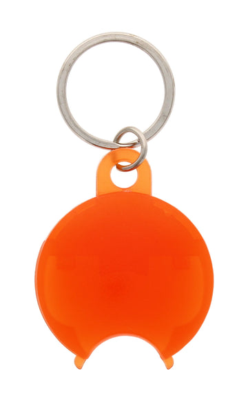 Orange Universal 1 Coin Holder Keyring