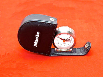 Miele Pocket/ Desk Clock with Leather Carry Pouch