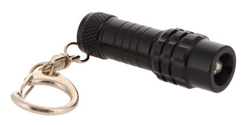 Mini Metal Keyring Torch with Batteries