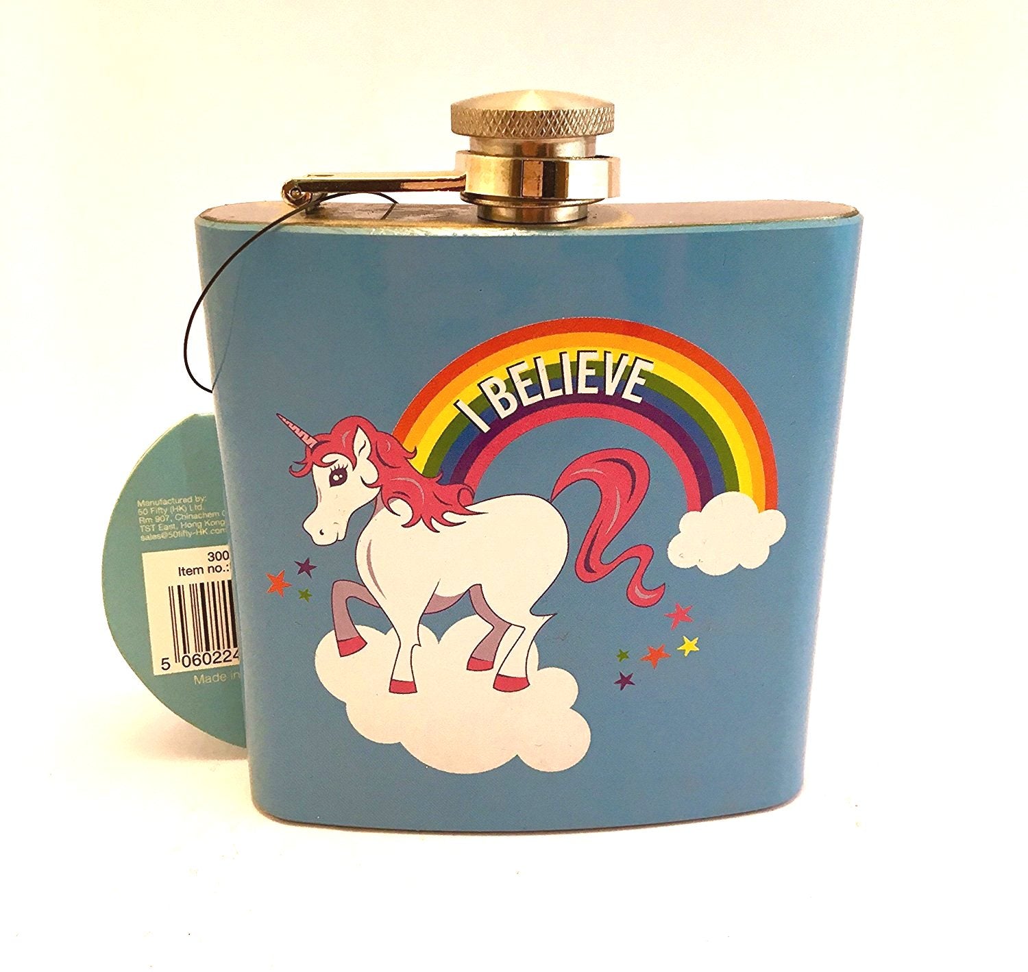 6oz Unicorn Stainless Steel Drinking Flask